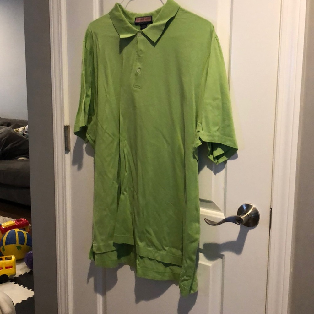 Lime green vineyard vines polo